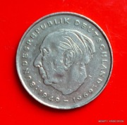 2  Marki  Niemcy 1974 - F - 20 Lat RFN - Theodor Heuss