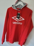 Czerwona bluza umbro M