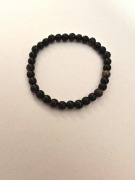 Bransoletka z czarnego turmalinu | 6 mm | Ochronna | Prezent
