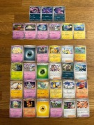 Karty Pokemon oryginalne TCG 61 szt + 9 kodów