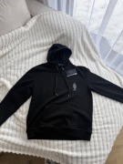 Czarna bluza z kapturem z haftem miś XL (wypada mniejsza) nowa