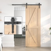 Zestaw Okuć do Drzwi Przesuwnych SANKEYTEW 6ft (183 cm) Loft Barn Door
