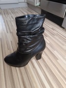 Botki 37 sala skórzane 