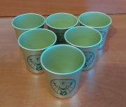 Jagermeister Kieliszki Kolekcjonerskie Unikatowe Metalowe - 18 C 6 Sztuk 