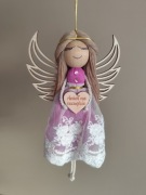 Anioł na szczęście handmade