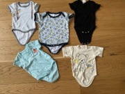 5 sztuk body na krótki rekaw 3-6 miesięcy