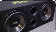 Skrzynia basowa plus zestaw głośników samochodowych Fusion 