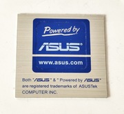 Naklejka na komputer laptop z logo ASUS Powered by ASUS