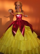 Suknia ,ubranko dla lalki barbie
