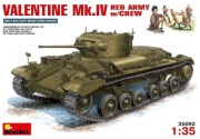 MiniArt 35092 Valentine Mark IV in Red Army service with Crew