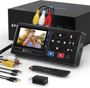 Konwerter VHS na cyfrę Portta, nagrywarka wideo na cyfrę z pilotem