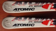 !!! Narty junior Atomic ETL 123 + wiązania Atomic etl 120 BDB !!!