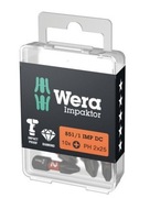 WERA Bit IMPAKTOR PH2x25 18 szt udarowa, powłoką diament. 05057616001 