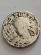 Srebrna moneta  2 zł z 1925r. Żniwiarka