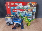 LEGO JUNIORS JURASSIC WORLD 10757 - NA RATUNEK RAPTOROM