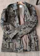 DUŻA KURTKA WOJSKOWA ZIMOWA W KLATCE PIERSIOWEJ 65 CM, BARK 55 CM