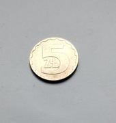 5zł 1982r prl Moś, śred. 24mm, waga 5g, 