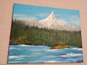 Obraz ręcznie malowany farbami akrylowymi 30x24 cm 