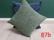 M087 poszewki na poduszki 30x30 zielona bukla boho