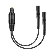 Kabel optyczny audio rozdzielacz splitter TOSLINK S/PDIF DD5.1 krótki 32 cm