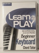 Vintage PC CD-ROM Learn 2 Play Beginner Keyboard Chord Tutor Po Angielsku 
