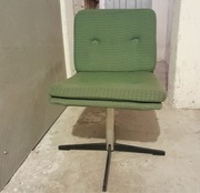 Fotel obrotowy PRL lat! 70-te b.dobry stan/ kolekjonerski