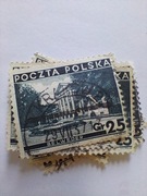 Znaczki II RP kasowane Belweder 25gr