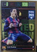 karta piłkarska panini Luis suarez edycja limitowana 