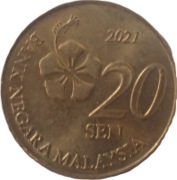 Malezja 20 sen z 2021 roku - OBEJRZYJ MOJĄ OFERTĘ