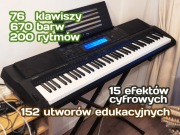 Keyboard Casio WK-500 | 76 klawiszy + Statyw | Stan Idealny Syntezator