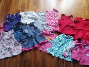 Paka ubrań dla dziewczynki r. 80-86