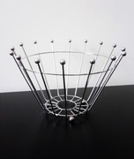 Metalowy koszyk na owoce