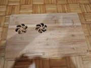 STOLIK pod laptopa BAMBUSOWY do łóżka 55x35cm