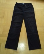 TCM Tchibo czarne spodnie 38-40 regulowane w pasie