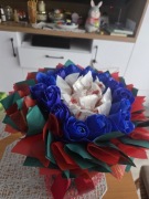 Bukiet kwiaty mydlane + rafaello