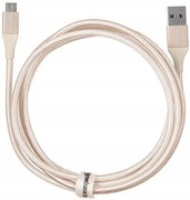 Kabel podwójnie pleciony nylonowy usb 2.0A do Micro B