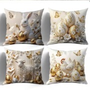 POSZEWKI NA PODUSZKI WIELKANOC 45x45 cm KOMPLET POSZEWEK NA JAŚKI 