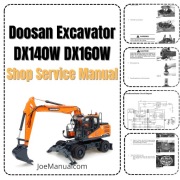 Doosan DX140W DX160W Service Manual Instrukcja serwisowa naprawcza SN5001+