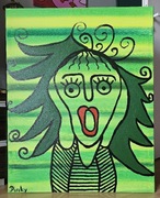 Lęk - obraz ręcznie malowany 80x100