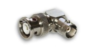Adapter przejście BNC kątowe wtyk na gniazdo