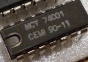 MCY74001 = CD4001 CEMI 4 dwuwejściowe bramki NOR CMOS