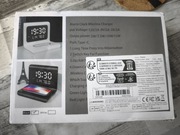 Zegar budzik z ładowarką indukcyjną 