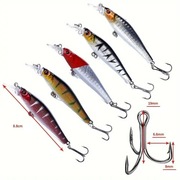 5  sztuk  woblerów   spiningowych - nie  uzywane