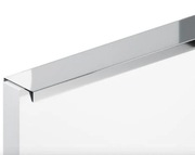 3 x uchwyt krawędziowy do szafki 8,5 cm , 8,5 cm i 5 cm - kolor srebrny