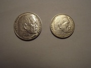 Hinderburg. 5Marek 1934r. 2 Marki 1934r.