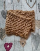 Nowy komin beżowy karmelowy komin szal damski komin szalik karmel