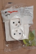 Legrand NILOE gniazdo podwójne 2x2P+Z BIAŁE 