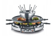 SEVERIN fondue raclette 1900 W dla 8 osób z kamieniem do grillowania