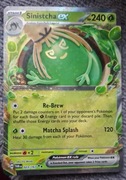 Oryginalna Pokemon Sinistcha ex 023/167 Twilight Masquerade Ultra Rare HOLO