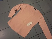 sweter damski KINGA rozmiar S/M, Blady róż, wełna 40%, kaszmir 5%